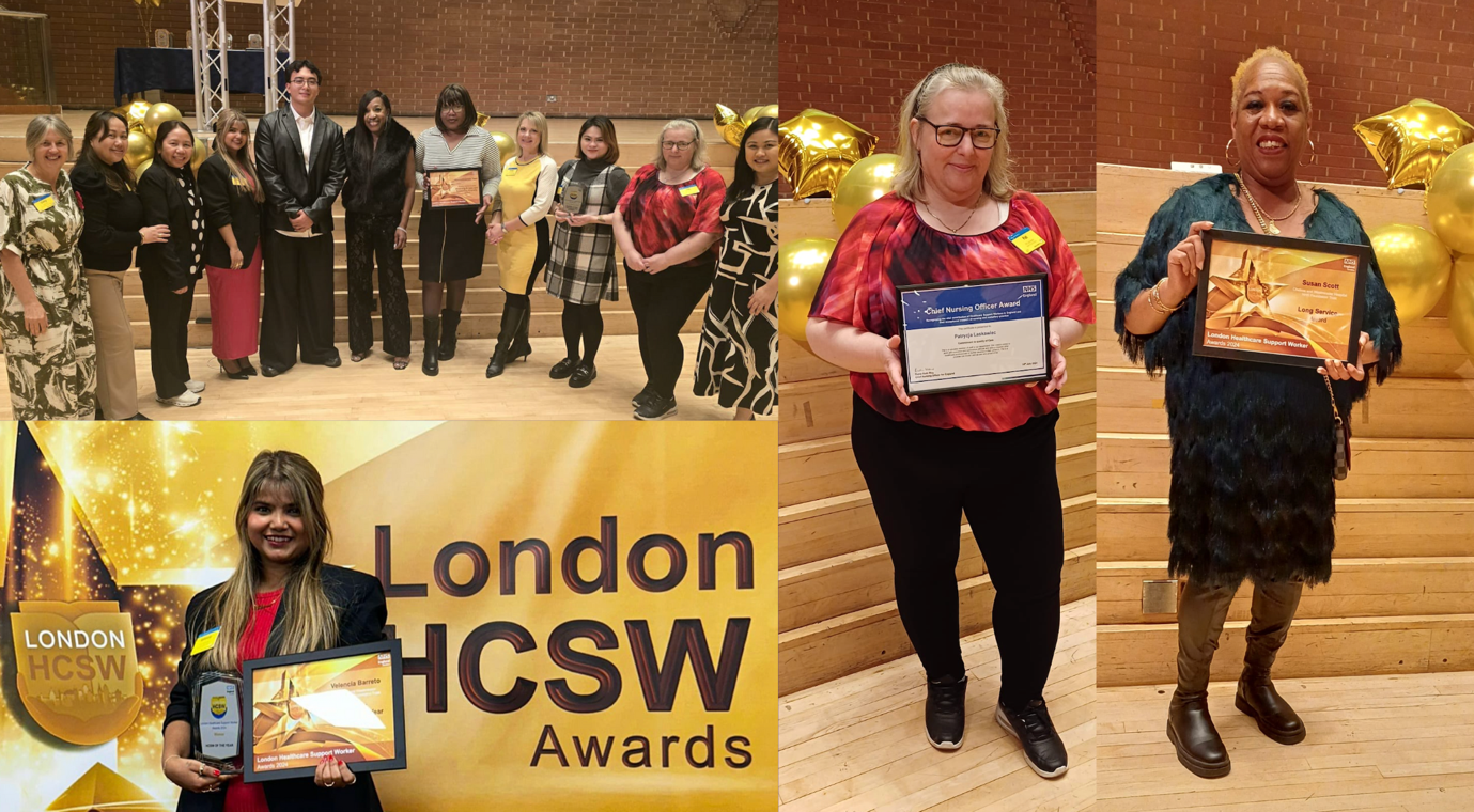 Trust colleagues recognised at the London Health Care Support Worker Awards